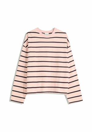 STRIPED - Long sleeved top - light pink