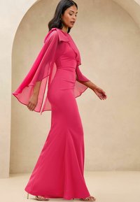 Lipsy SHOULDER LONG SLEEVE   - Maxi šaty - pink