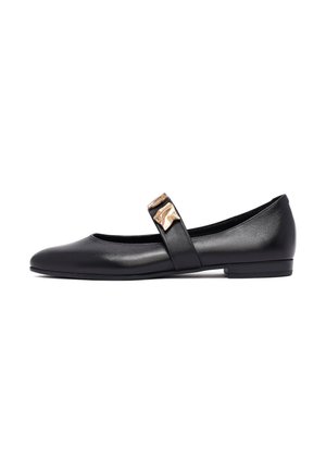 Ballerine con cinturino - black
