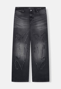 AVES UNISEX - Jeans straight leg - black