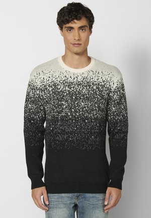 Strickpullover - black