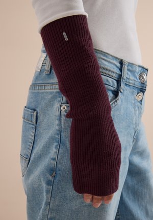 Cecil, ARMWÄRMER IN UNIFARBE - Mitaines - berry red