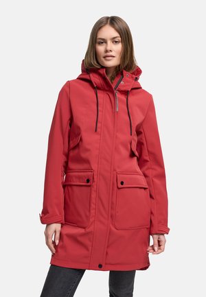 Navahoo MORGENNEBEL - Vodotesná bunda - velvet red