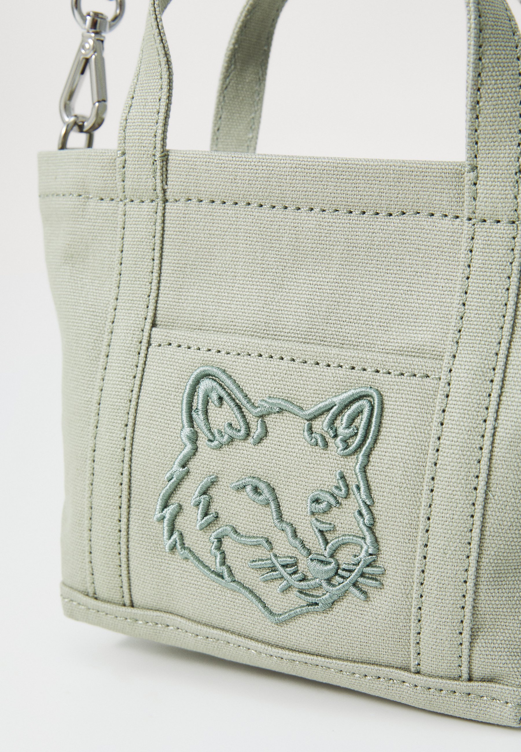 Maison Kitsuné FOX HEAD MINI - Handbag - court green/dark green