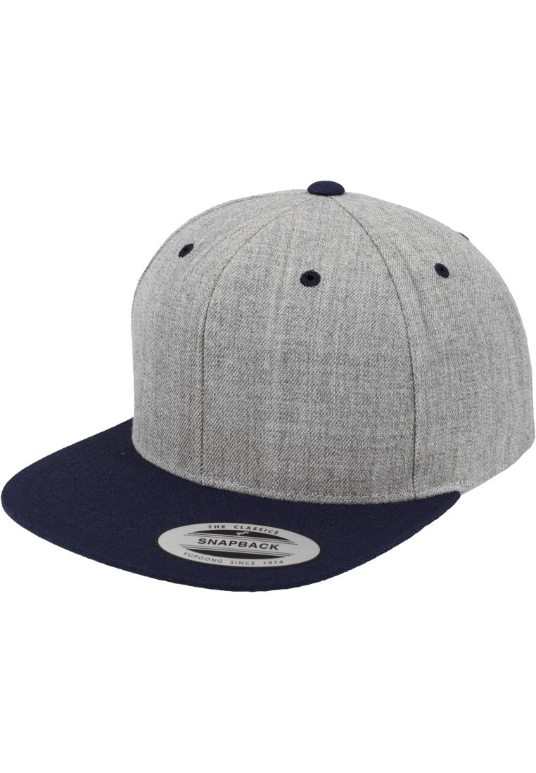 Flexfit - CLASSIC SNAPBACK 2-TONE - Kepuraitė - light grey/dark blue, Padidinti