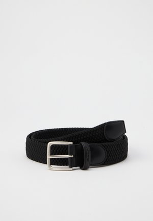 UNISEX - Gevlochten riem - black