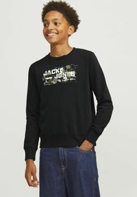 Jack & Jones Junior LOGO MINI - Melegítőfelső - black