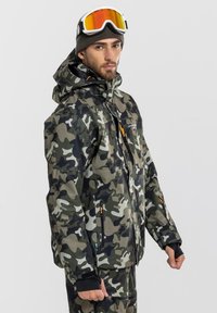 Swedemount ST ANTON SR - Snowboard jacket - green camouflage black