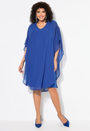 Ulla Popken DOPPELLAGIG 3/4-ARM - Cocktailkjole / festkjole - dark sapphire