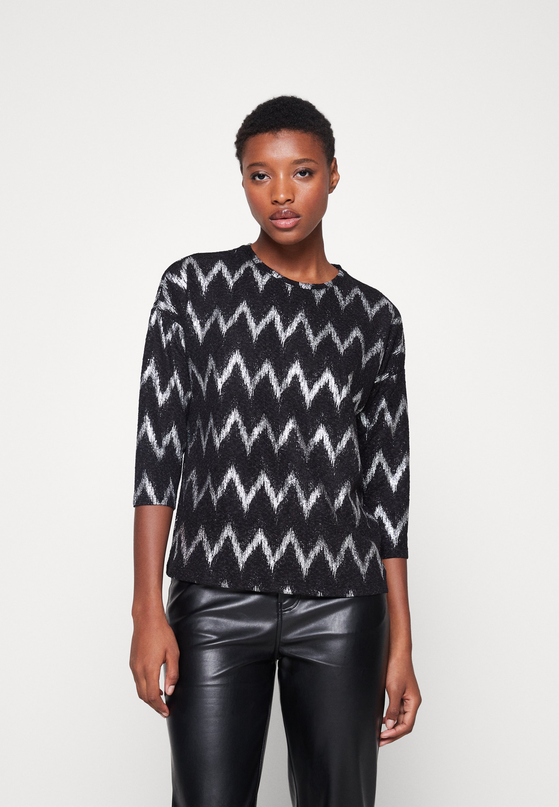 ONLY ONLNEW de manga larga - black/silver/negro - Zalando