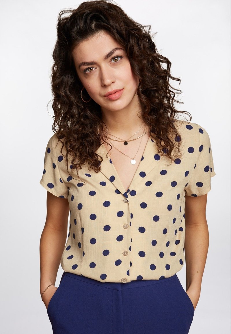 King Louie DAISY MELOS - Skjortebluser - marzipan/gul - Zalando.dk