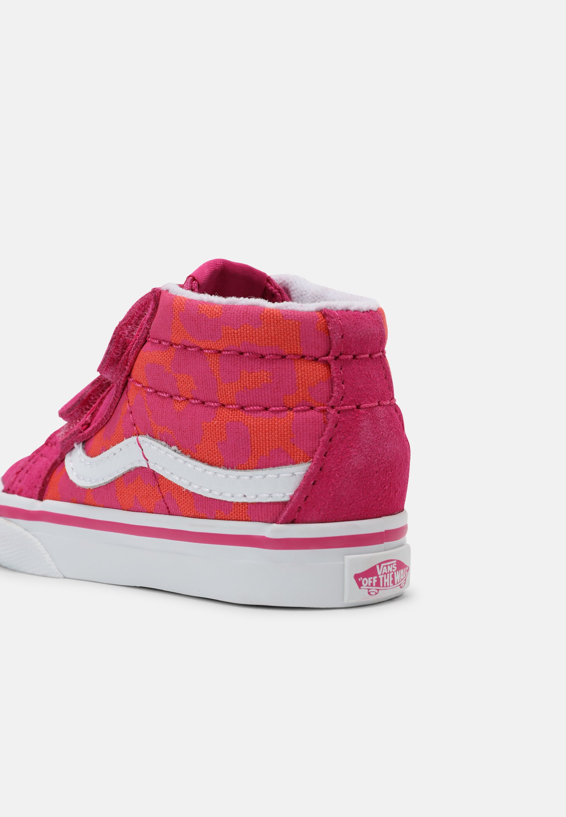 pink mid top vans