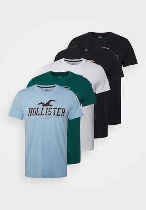 MIXED 5 PACK - T-shirt con stampa - white