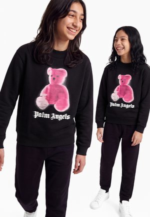 Palm Angels, BLURRED BEAR CREW NECK UNISEX - Sweatshirt - black
