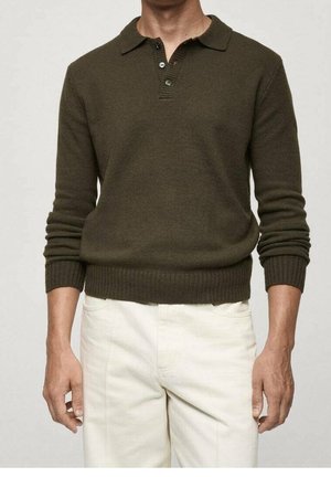 Strickpullover - khaki