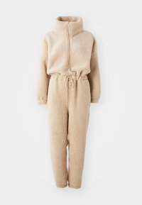 Hunkemöller ONESIE TEDDY ZIP UP - Pyjama - tan