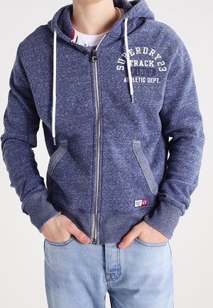 Sweatjacke - mottled blue