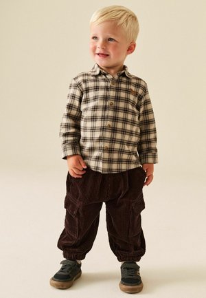 Next, CARGO CORDUROY TROUSERS - Cargo trousers - brown