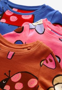 Next 3 PACK LONG SLEEVE PRINTED  - Pyžamová sada - blue brown fun character