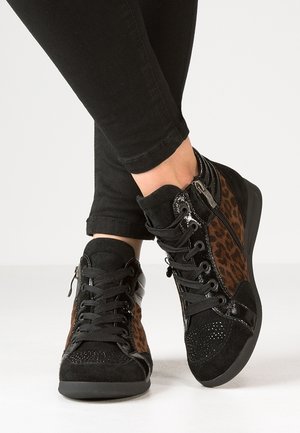 Sneaker high - black