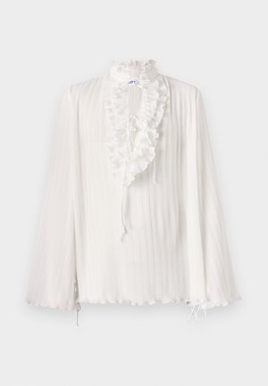 Palomo FEDE PLEATED SHIRT UNISEX - Bluse - white
