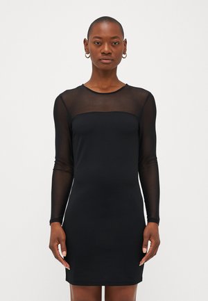 ONLNEW SANDY MIX DRESS  - Džersejové šaty - black
