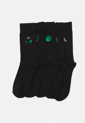5 PACK - Ponožky - black