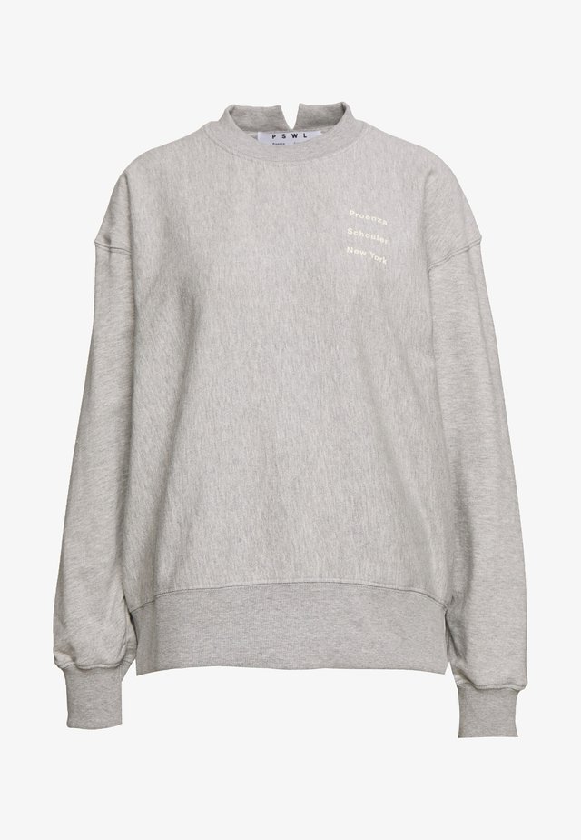 LONG SLEEVE LOGO - Sudadera - grey