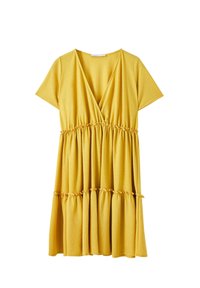 PULL&BEAR Vestido informal - yellow