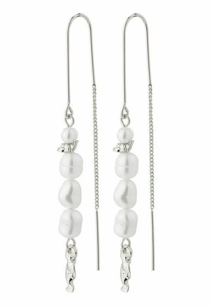 Pilgrim BERTHE DANGLE PEARL - Uhani - silver plated