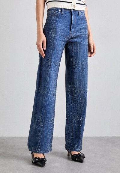 Maje Wide leg - bleu