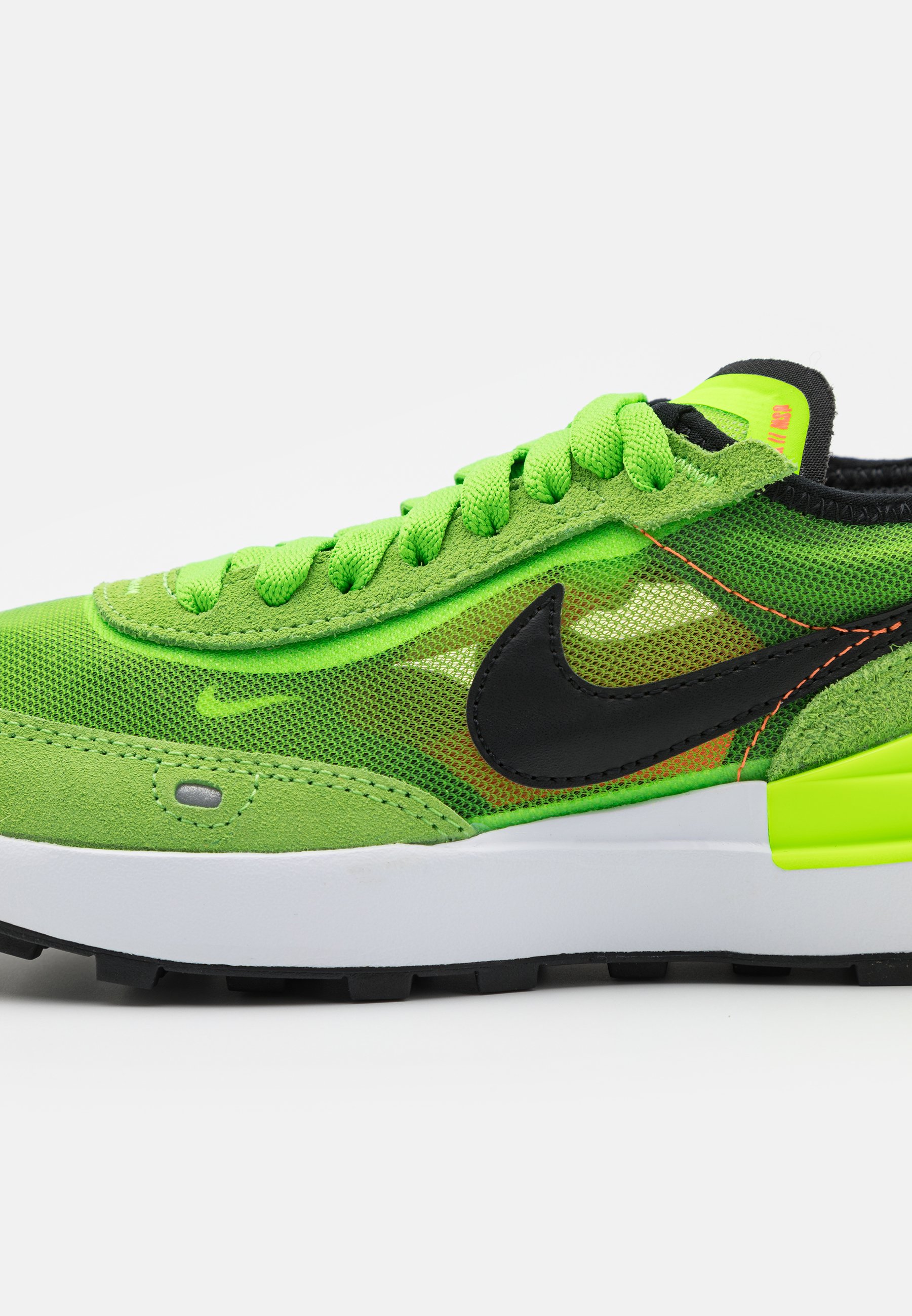 Nike Sportswear WAFFLE ONE UNISEX - Zapatillas - electric green/black/mean  green/hyper crimson/verde - Zalando.es
