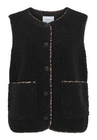VIADA PRINTED PIPING - Vest - black