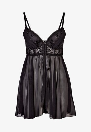 SEXY PUSH-UP NEGLIGÉ - Camisón - black