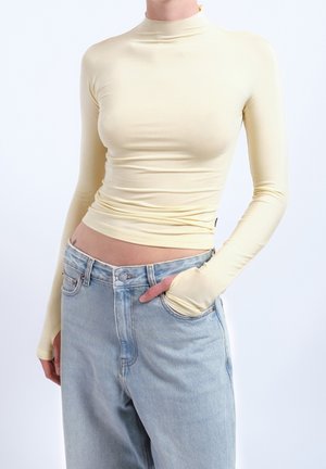 Langarmshirt - light yellow
