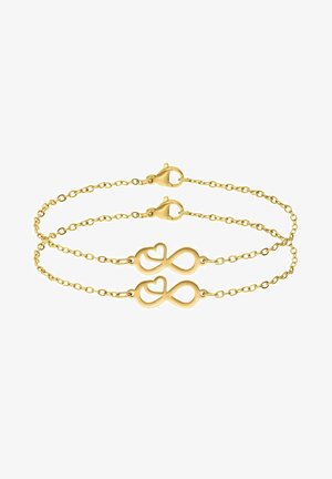 Lucardi MODERN ICONS 2 PACK - Armband - gold-coloured