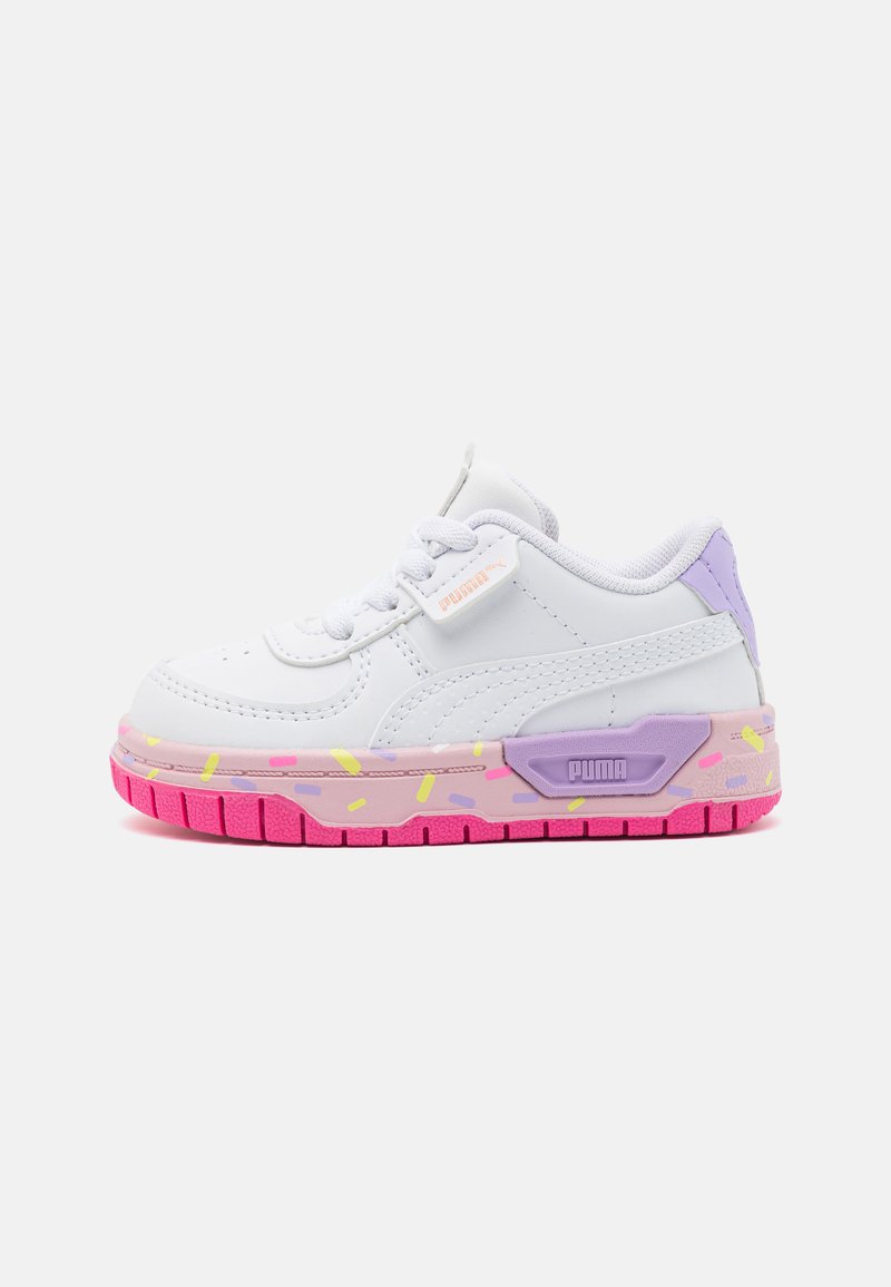 Puma CALI DREAM CRUSH AC UNISEX - Sneaker low - white/pearl pink/vivid violet/weiÃ - Zalando.de