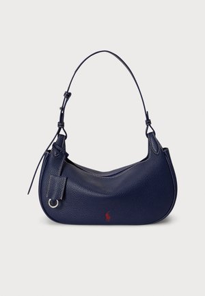 POLO PLAY LEATHER SHOULDER BAG - Handtas - ink