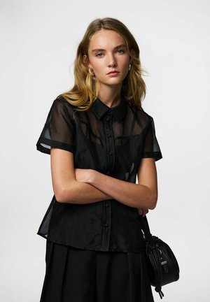 Pieces PCNULLE FITTED - Camicia - black