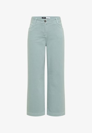 Cecil, 7/8 HIGH-WAIST JEANS IN A LOOSE FIT - Wide Leg - crystal mint