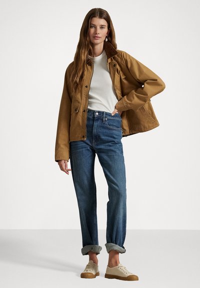 Polo Ralph Lauren CROPPED UTILITY JACKET - Chaqueta fina - berkshire tan