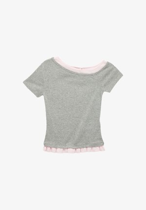 Koton, RUFFLE - T-Shirt print - grey