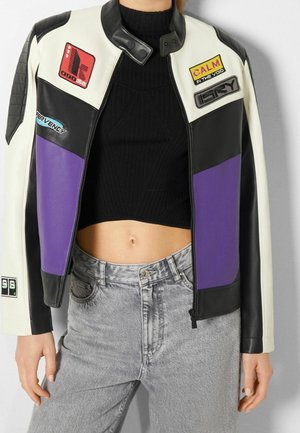 Keinonahkatakki - mauve