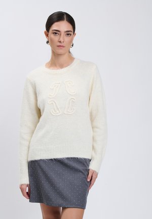 INFLUENCER, INFLUENCER PULLOVER MONOGRAM PULLOVER - Jersey de punto - ivory