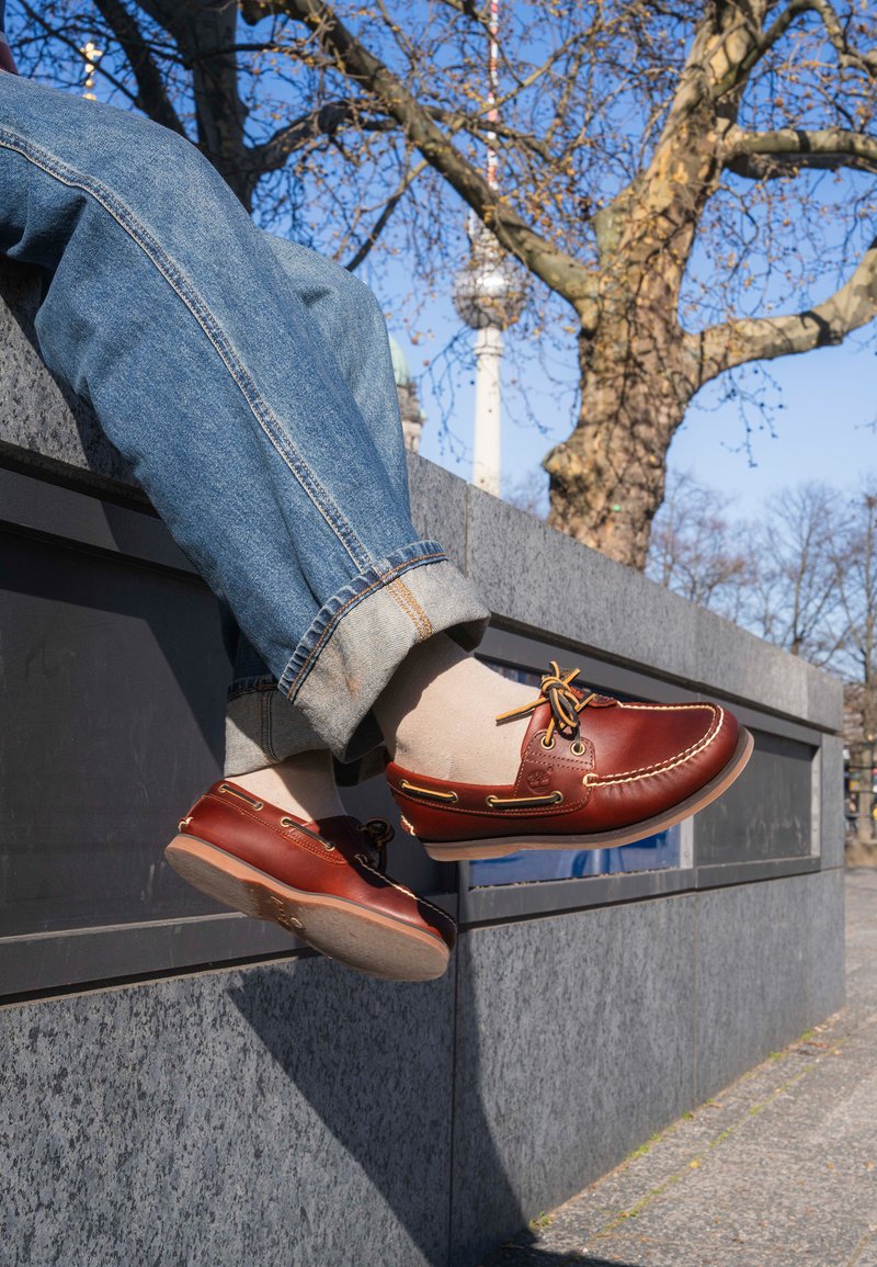 Timberland CLASSIC - Boat shoes - rootbeer
