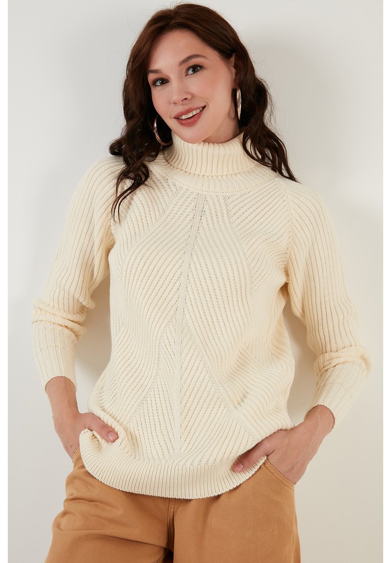LELA REGULAR FIT - Pulover - light stone