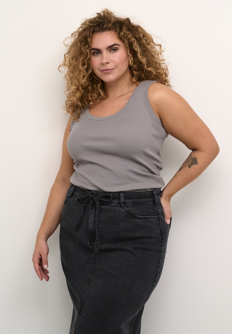 Kaffe Curve KCCARINA - Topp - steeple gray