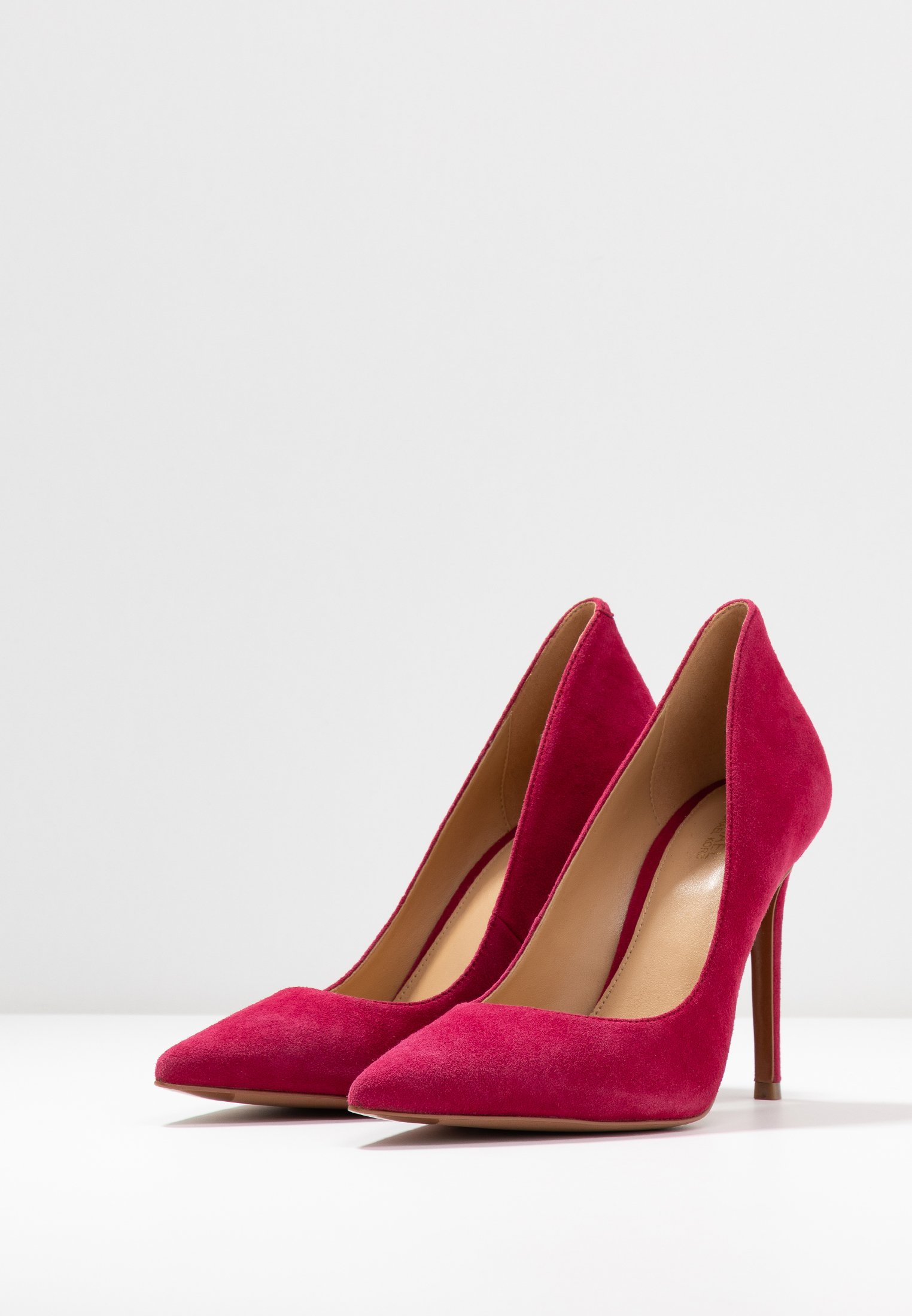 berry coloured heels