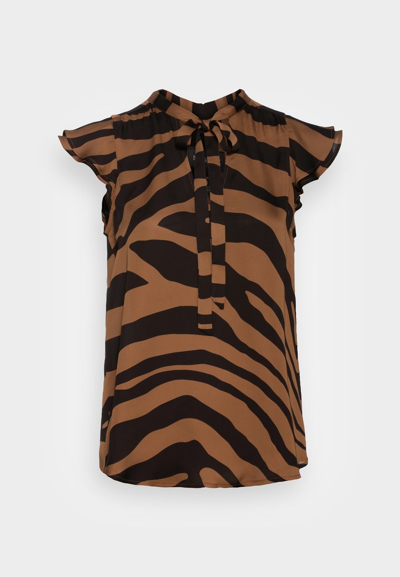 Banana Republic Tall FLUTTER Blouse mottled brown Zalando.co.uk