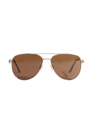 Lipsy SNAFFLE TRIM AVIATOR - Slnečné okuliare - brown